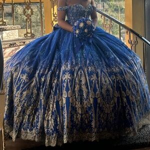 Royal Blue Quinceañera Sweet 16 Dress / Ball Gown